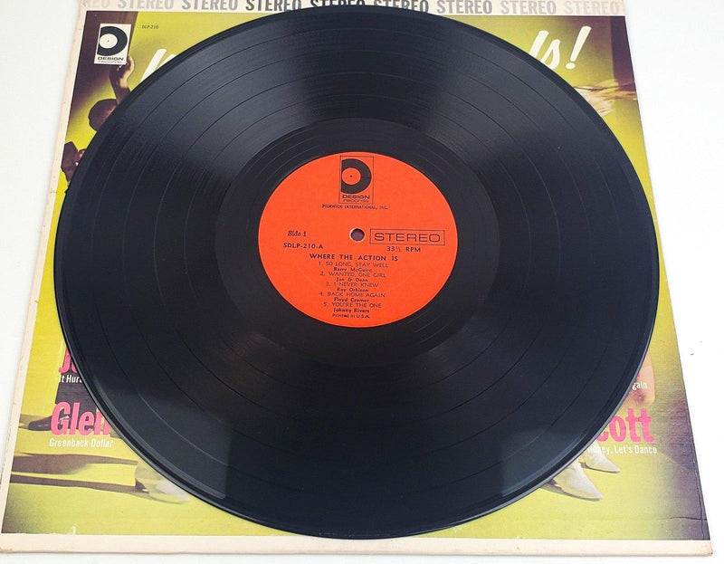 Where The Action Is 33 RPM LP Record Design 1965 4