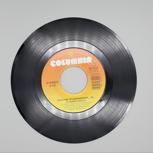 Grover Washington, Jr. Summer Nights Single Record Columbia 1987 38-07240 1
