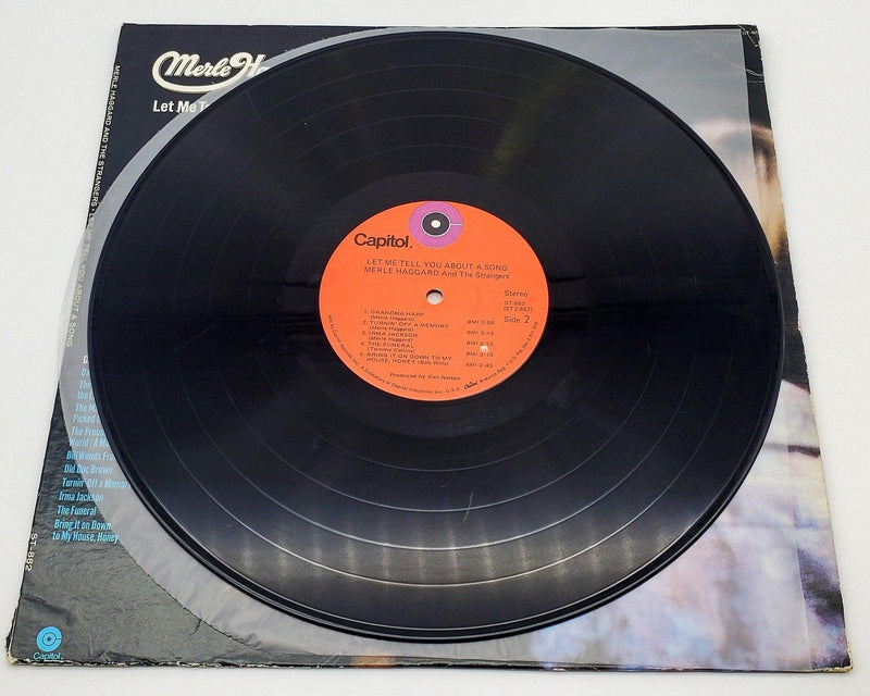 Merle Haggard Let Me Tell You About A Song 33 RPM LP Record Capitol Records 1972 6