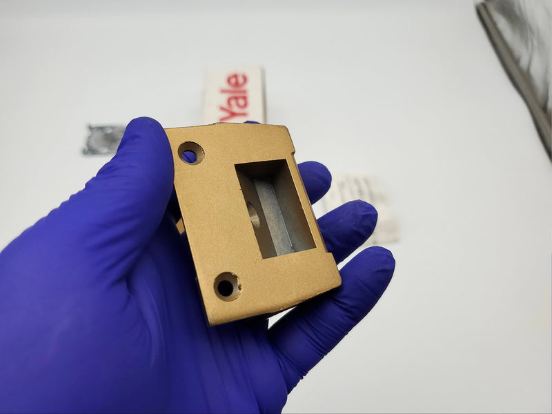 Yale Rim Door Lock No 36 for 1-3/8 & 2-1/4" Doors Brass No Cylinder