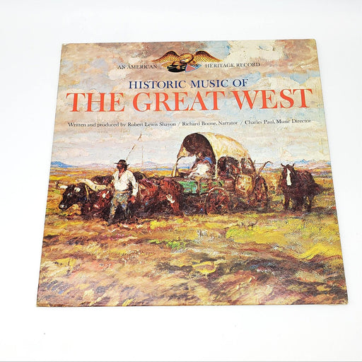 Robert Lewis Shayon Historic Music Of The Great West LP Record 1965 1