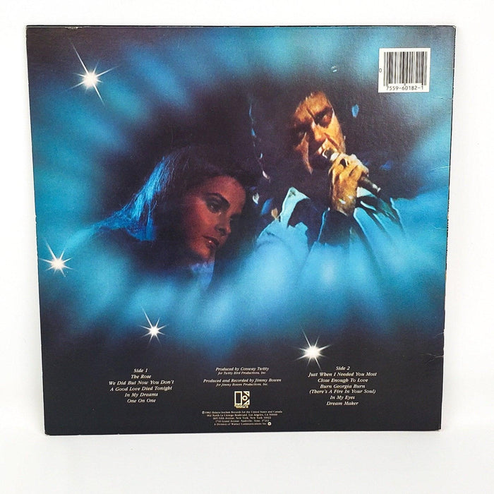 Conway Twitty Dream Maker Record 33 RPM LP 60182 Elektra Records 1982 2