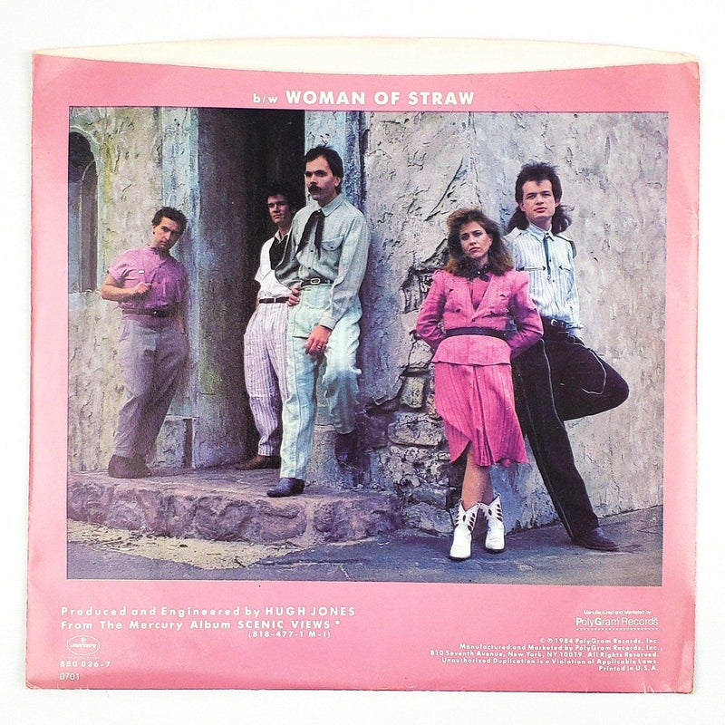 Rubber Rodeo The Hardest Thing Record 45 RPM Single 880 026-7 Mercury 1984 Promo 2