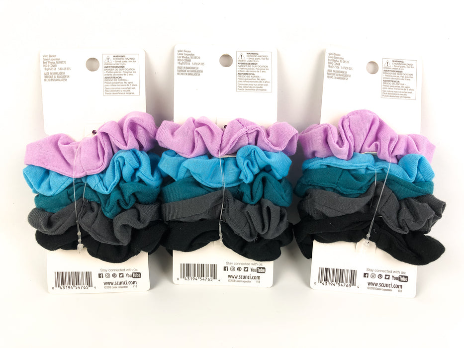 3-Packs Scunci The Original Scrunchie Hair Tie Ponytail Holder 15ct Total 54765