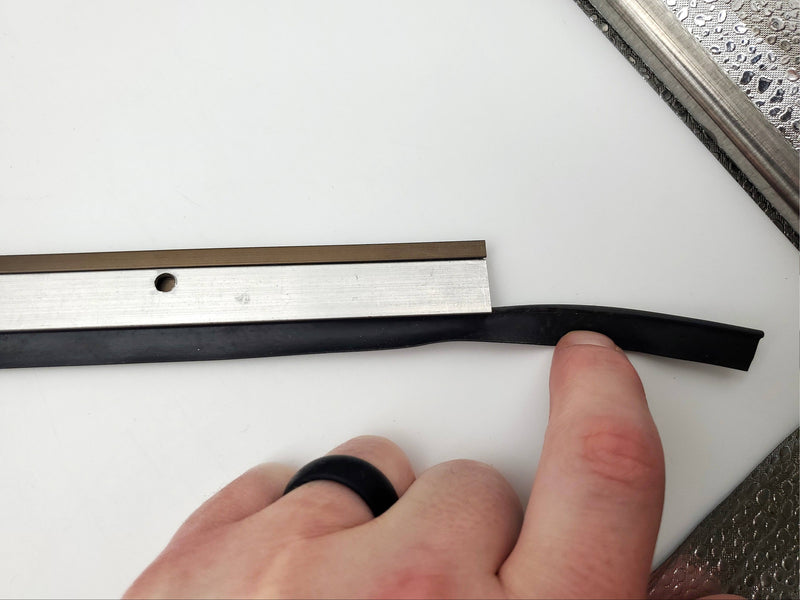 Door Sweep Weatherstrip Bottom Rail Antique Brass 36" x 5/8" Anaconda Aluminum