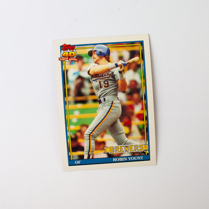 1991 Topps Milwaukee Brewers Robin Yount #575 Card