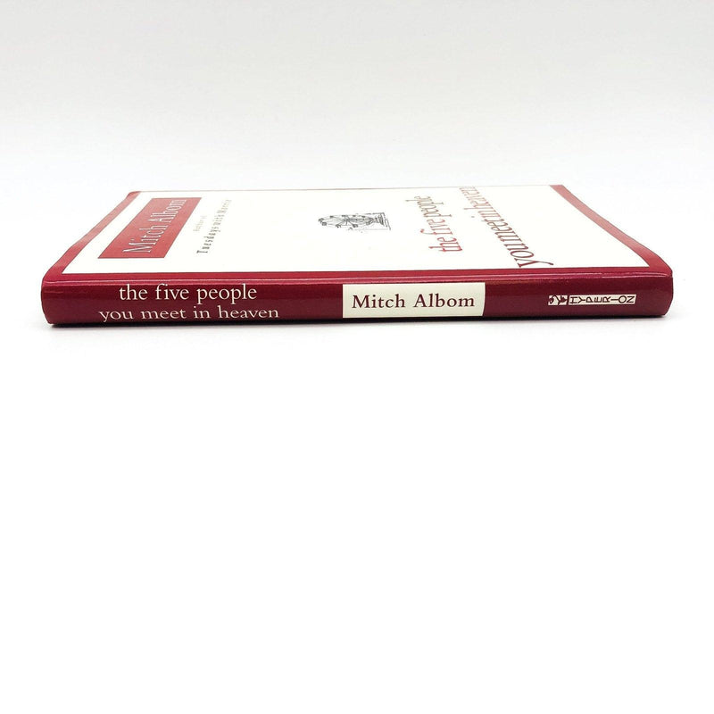 The Five People You Meet In Heaven Hardcover Mitch Albom 2003 Spirituality Death 3