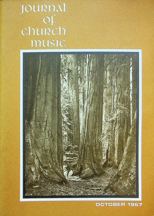 Journal of Church Music Magazine Oct 1967 Promoting Church Music Through Press 1