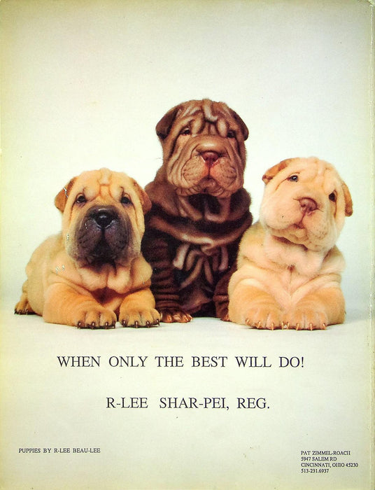 The Barker Magazine May June 1991 Shar-Pei Dog Masticatory Myocitis Disease