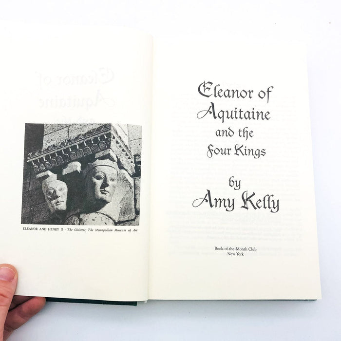 Eleanor Of Aquitaine And The Four Kings Hardcover Amy Kelly 1996 Queen of France 9