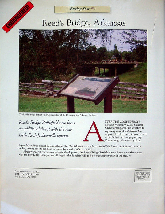 Hallowed Ground Magazine Winter 2005 Vol 6 No 4 Winter Battle Pea Ridge 3