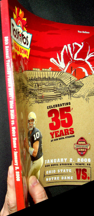 Tostitos Fiesta Bowl Program 2006 Ohio Buckeye OSU Vs. Notre Dame Fighting Irish