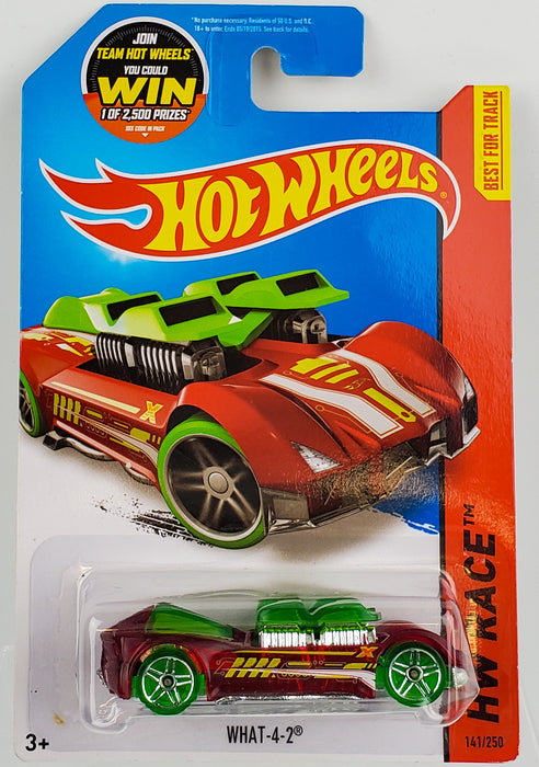 Hot Wheels 2015 Red What-4-2 X-Raycers 141/250 CFK86