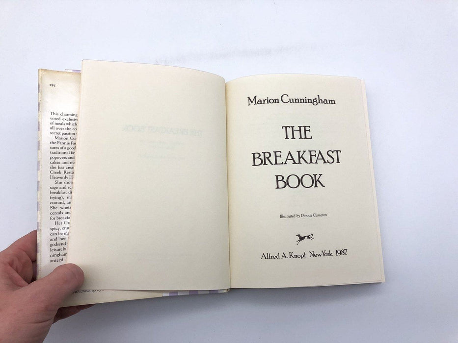 The Breakfast Book Marion Cunningham 1987 Alfred A. Knopf HC 1st Ed/2nd Print 8