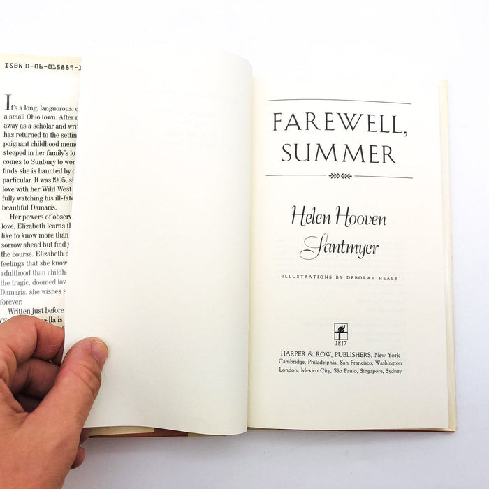 Farewell Summer HC Helen Hoover Santmyer 1988 Love Story Ohio 1900s 1st Edit 1 7