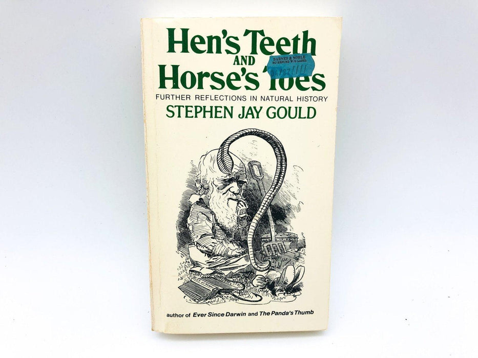 Hen's Teeth And Horse's Toes Paperback Stephen Jay Gould 1984 Biological Theory 1