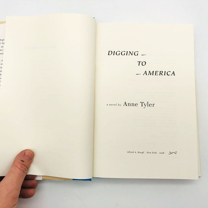 Anne Tyler Book Digging To America Hardcover 2006 1st Edit Iranian American C2 8