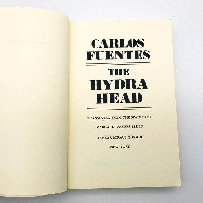 The Hydra Head Paperback Carlos Fuentes 1980 3rd World Spy Thriller 6