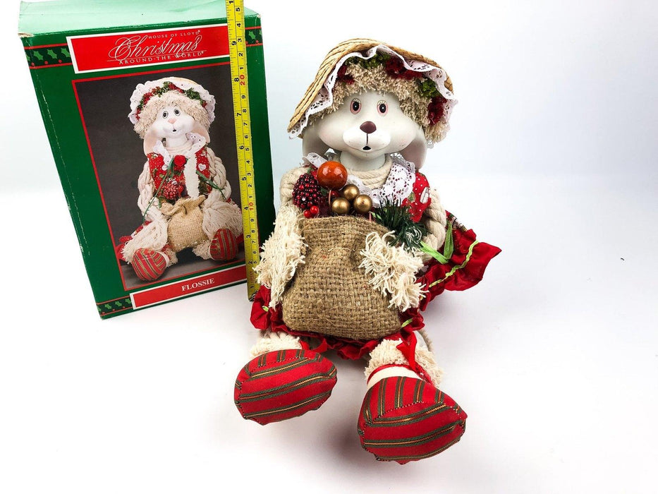 House of Lloyd Christmas Around World Flossie Doll Shelf Sitter Dangling Feet 4