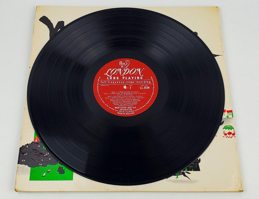 Mantovani And His Orchestra Italia Mia Record 33 RPM LP London 1961 Gatefold 7