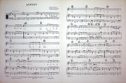 Sheet Music Always Luther Ingram Johnny Baylor 1973 Pop Music Klondike 2