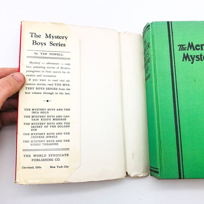 The Mercer Boys Mystery Case Hardcover Capwell Wyckoff 1929 Suspense Adventure 6