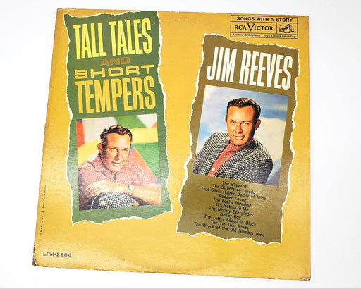 Jim Reeves Tall Tales And Short Tempers LP Record RCA Victor 1961 LPM-2284 1