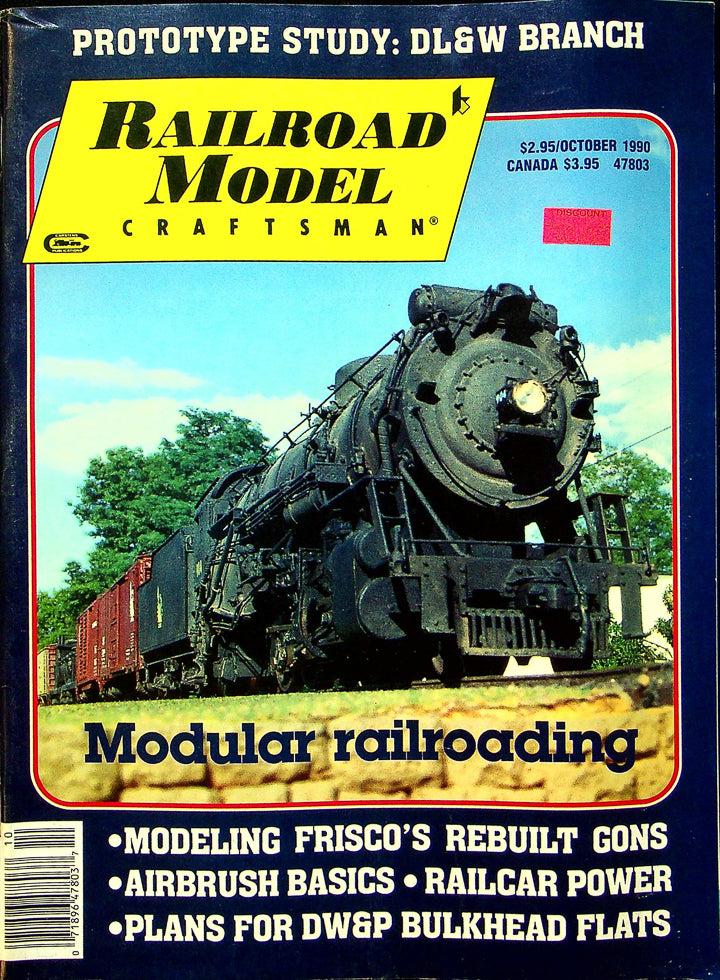Railroad Model Craftsman Magazine October 1990 Vol 59 No 5 Modular Railroading