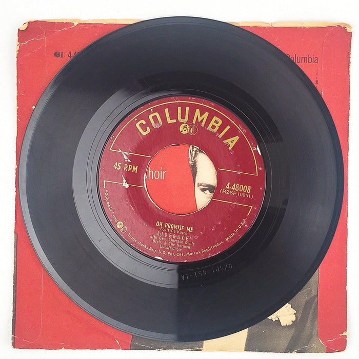 Liberace I Love You Truly Record 45 RPM Single 4-48008 Columbia 1954 3