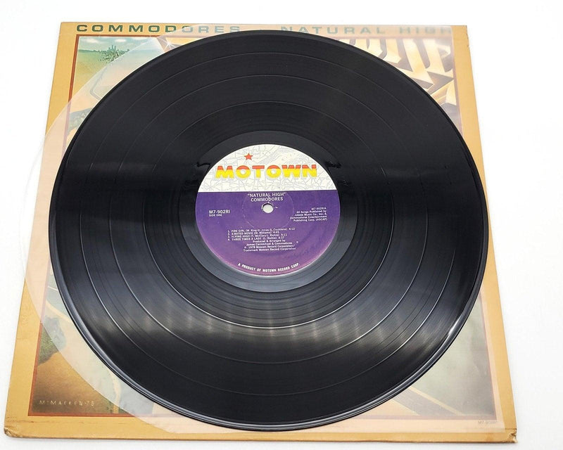 Commodores Natural High 33 RPM LP Record Motown 1978 M7-902R1 5