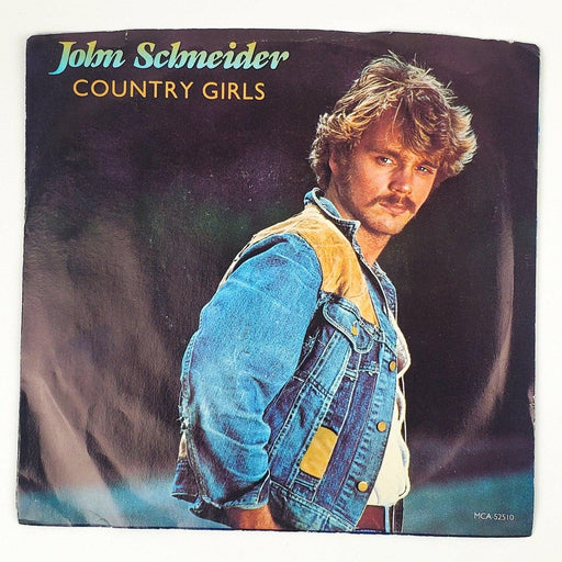 John Schneider Country Girls Record 45 RPM Single MCA-52510 MCA Records 1984 1