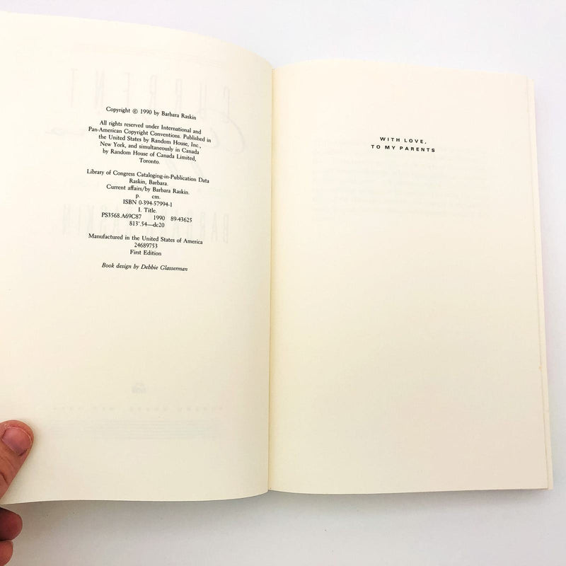 Current Affairs Hardcover Barbara Raskin 1990 Sisters Sibling Rivalry Jealousy 9