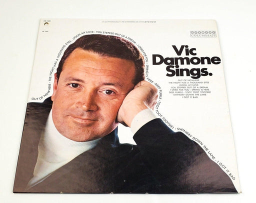 Vic Damone Sings 33 RPM LP Record Columbia Punched HS 11231 1