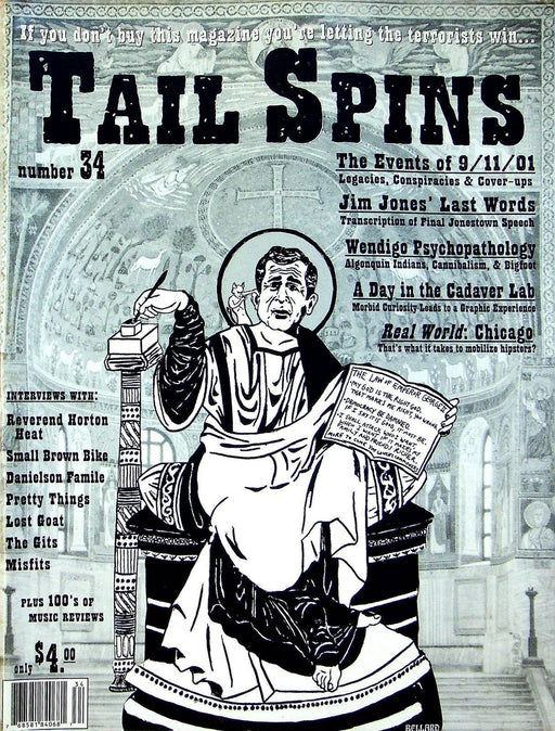 Tail Spins # 34 2001 9/11, Jim Jone's, Real World Chicago 1