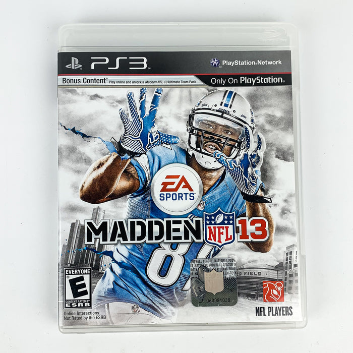 Madden NFL 13 (Sony PlayStation 3, 2012) CIB