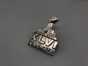Super Bowl XLVI Teammate Collectible Pin Lombardi Trophey Design NFL Football 5