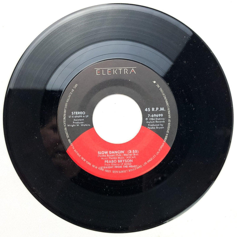 Peabo Bryson 45 RPM 7" Record Slow Dancin' / Love Means Forever Elektra 7-69699 2