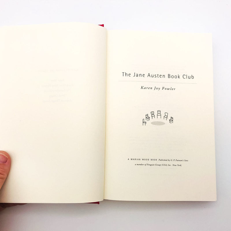 The Jane Austen Book Club Hardcover Karen Joy Fowler 2004 Modern Contemporary 7