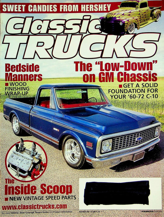 Classic Trucks Magazine November 2006 Vol 15 # 11 "Low-Down" on GM Chassis