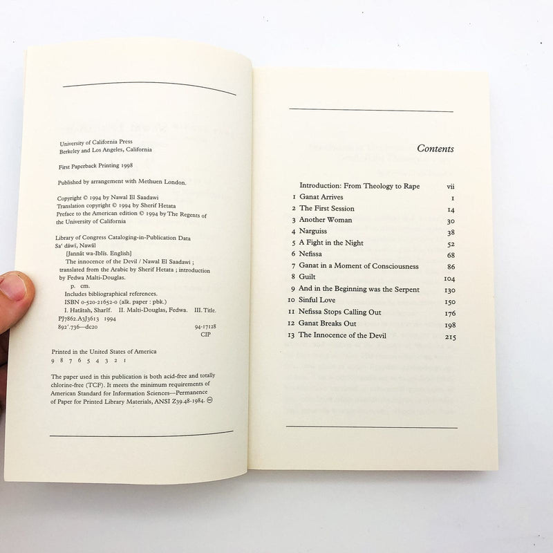 The Innocence Of The Devil SC Nawal El Saadawi 1998 Theological Patriarchy 7