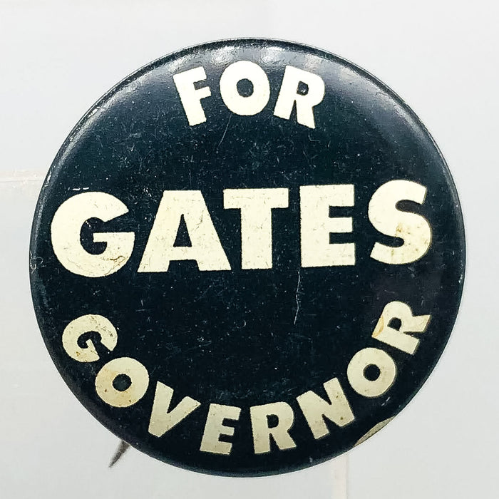 Ralph Gates For Governor Button .75" Indiana Political Campaign Lithographers 5