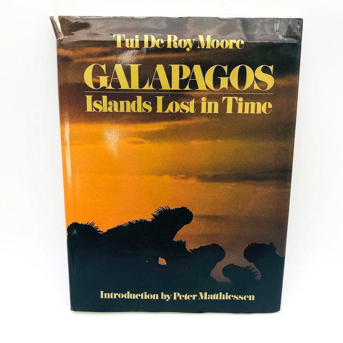 Galapagos Islands Lost In Time Hardcover Tui De Roy Moore 1980 1st Edition 1