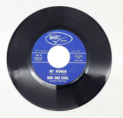 Bob & Earl Puppet On A String 45 RPM Single Record Marc Records 1964 105 2