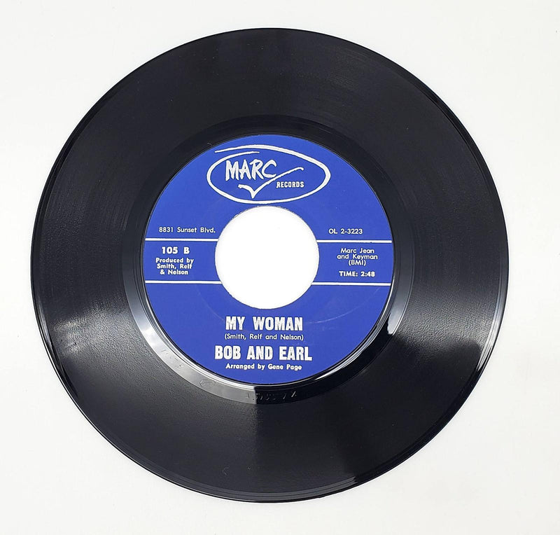 Bob & Earl Puppet On A String 45 RPM Single Record Marc Records 1964 105 2