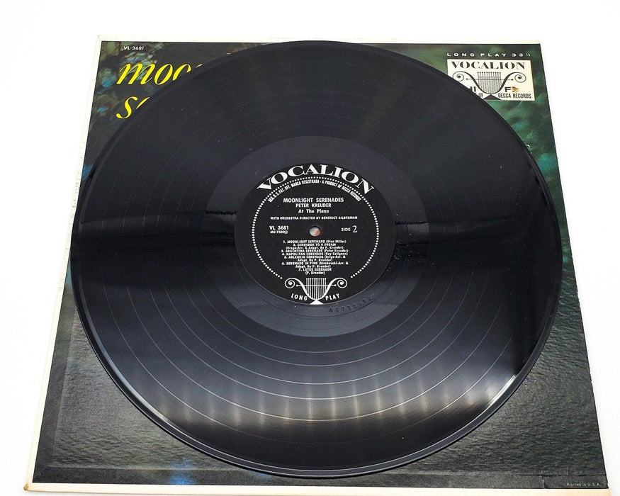 Peter Kreuder Moonlight Serenades 33 RPM LP Record Vocalion VL 3681 5