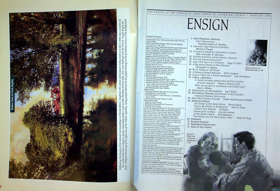 Ensign Magazine February 1999 Vol 29 No 2 Fostering Community Service 2