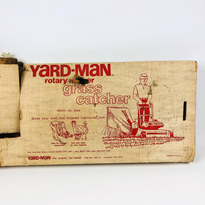 Yard-Man 19007-9 Grass Catcher Bag Assembly 2350 New Old Stock NOS No Hardware