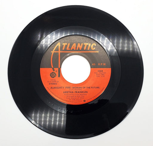 Aretha Franklin Almighty Fire 45 RPM Single Record Atlantic Records 1978 3468 1