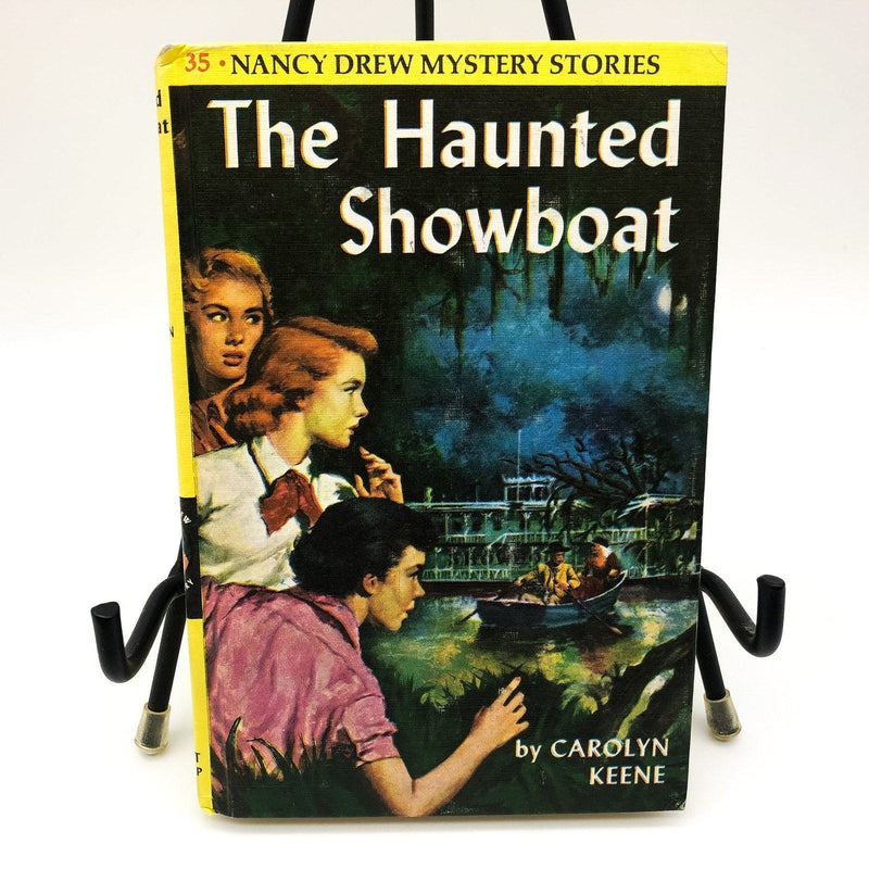 Nancy Drew The Haunted Snowboat No 35 Carolyn Keene 1957 Grosset Dunlap Matte 1
