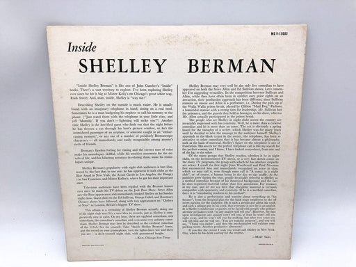 Shelley Berman Inside Shelley Berman Record 33 RPM LP MG V-15003 Verve 1959 2